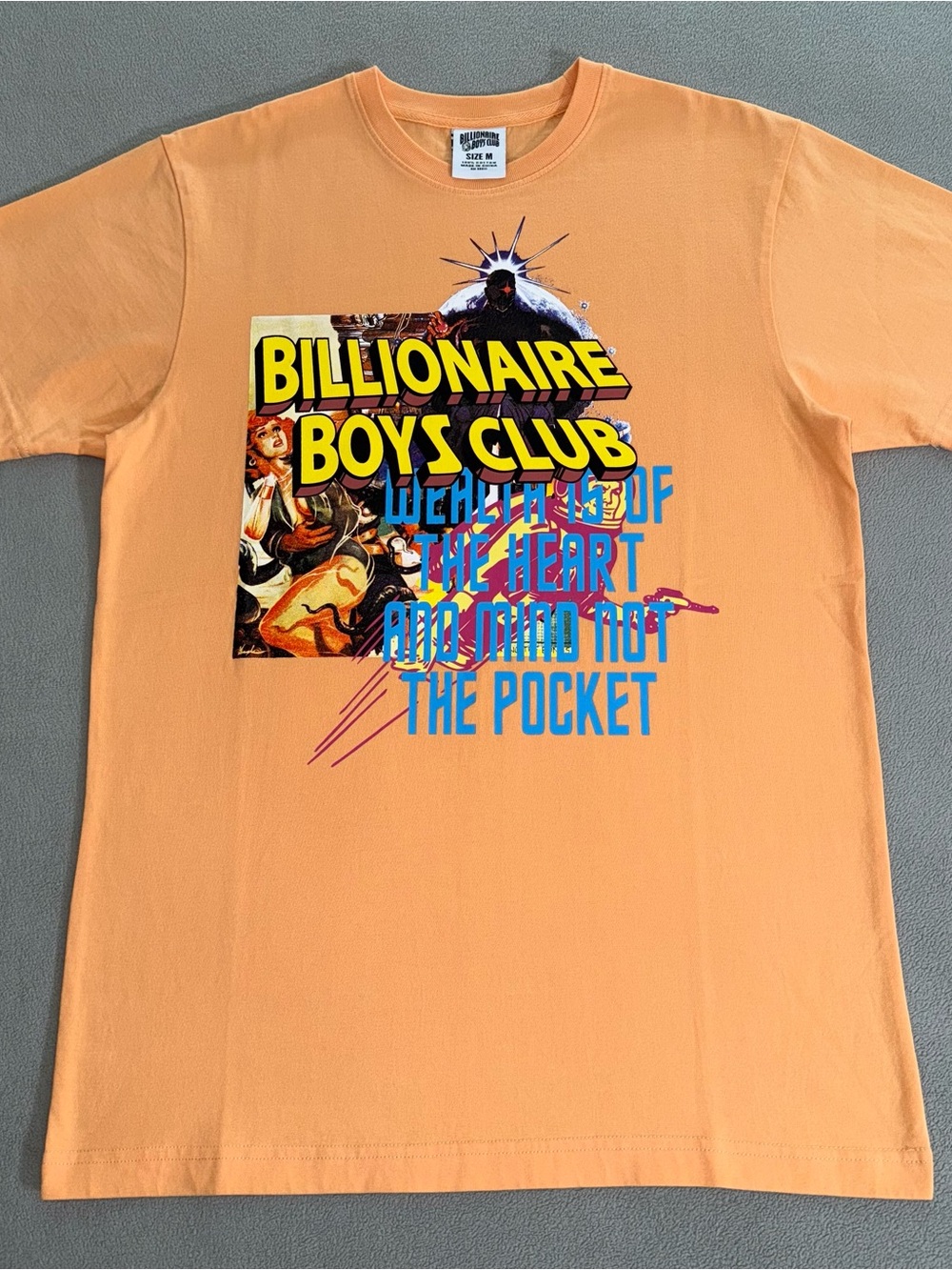 Billionaire Boys Club BBC Heart & Mind Futuristic T-shirt Size M Streetwear Hype